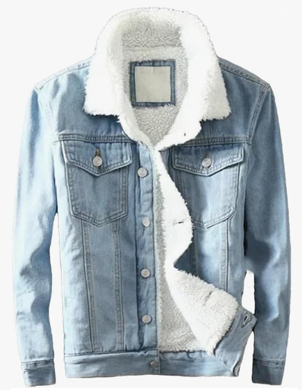 Men Winter Jacket Fashion Fleece Lined Outerwear Coat