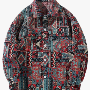 plus size national fashion fat shirt fat man loose long sleeve coat